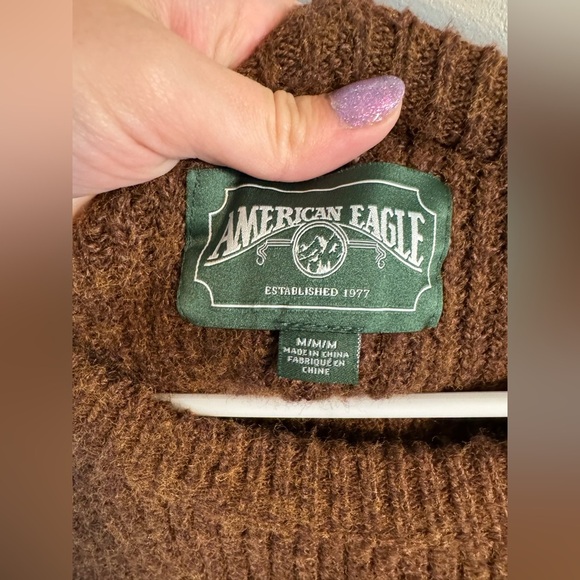 2/$20 American Eagle Outfitters Rust Sweater - Picture 3 of 5